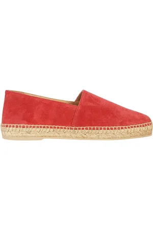 Kiton Schoenen, Heren, Rood, 40 EU, Leer, Stijlvolle Espadrilles voor de Zomer