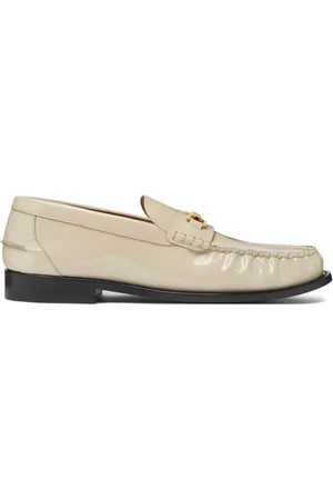 VERSACE Schoenen, Heren, , 40 EU, Leer, Patent Finish Instap Schoenen