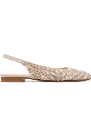 Prosperine Schoenen, Dames, , 38 EU, Gouden platte schoenen met microrhinestones