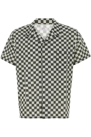 ERL Overhemden, Heren, Veelkleurig, M, Katoen, Katoen Linnen Bedrukte Shirt