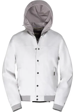 MOORER Jassen, Heren, Wit, 2Xl, College Bomber Jacket Darren-JK