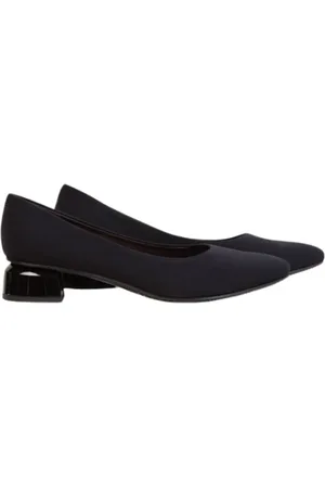 Brunate Schoenen, Dames, Zwart, 38 1/2 EU, Zwarte leren instapper met 3 cm hak
