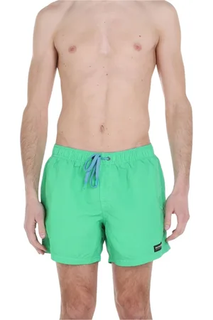 Sundek Badkleding, Heren, Groen, L, Polyester, Regenboog boxer zwembroek