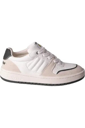 BARROW Schoenen, Heren, Veelkleurig, 43 EU, Leer, Mesh Sneakers met Afwisselende Panelen