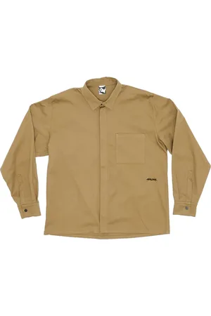 GR10K Jassen, Heren, , L, Katoen, Overshirt met Klassieke Kraag