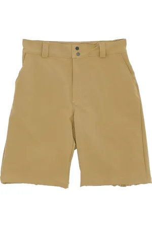 GR10K Korte broeken, Heren, Groen, S, Nylon, Groene Opberg Bermuda Shorts