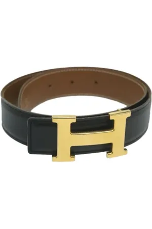 Hermès Pre-owned, Dames, Zwart, ONE Size, Leer, Pre-owned Leather belts