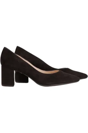 Peter Kaiser Schoenen, Dames, Zwart, 41 EU, Suède, Zwarte Suède Puntige Neus Pump