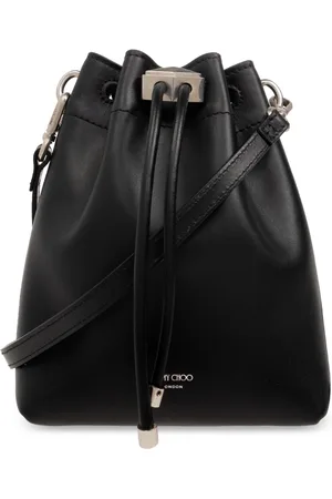 Jimmy Choo Tassen, Dames, Zwart, ONE Size, Leer, ‘Bon Bon’ Schoudertas