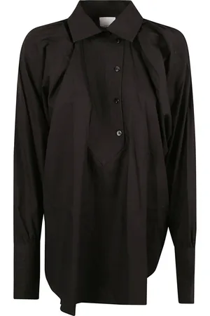 Patou Blouses & Shirts, Dames, Zwart, S, Zwarte Artiesten Blouse Shirt