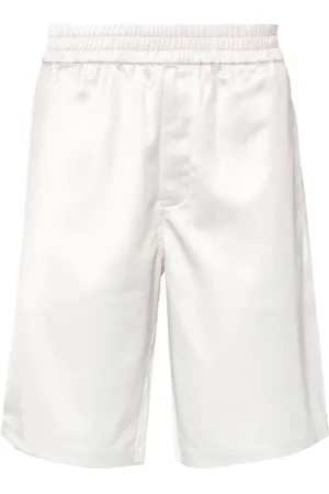 Axel Arigato Korte broeken, Heren, , S, Satijn, Bermuda Shorts met Monogram Print