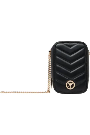 Carlo Colucci Tassen, Dames, Zwart, ONE Size, Gewatteerde Mini Tas