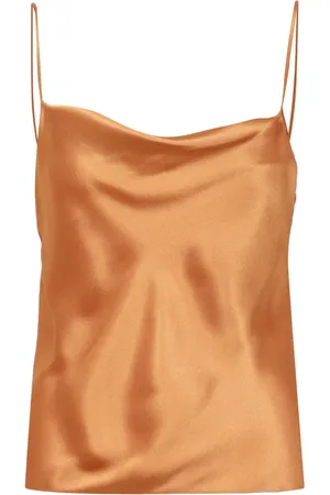 Alberta Ferretti Tops, Dames, Bruin, M, Bruine Top met Bretels