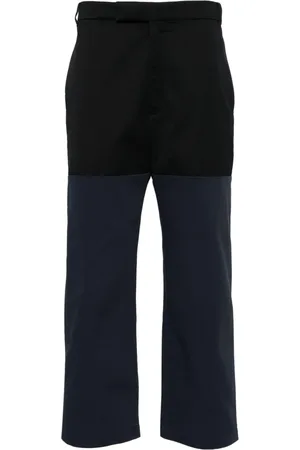 Thom Browne Broeken, Heren, Veelkleurig, M, Katoen, Klassieke Straight Leg Broek