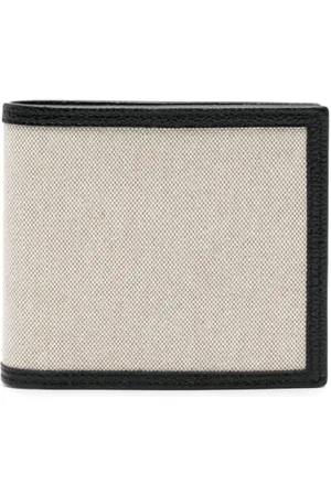 Thom Browne Accessoires, Heren, , ONE Size, Leer, Klassieke Bifold Portemonnee