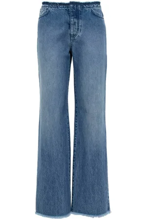 MVP Wardrobe Jeans, Dames, Blauw, XS, Denim, Vintage Wash Denim Broek