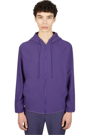 Post Archive Faction PAF Sweatshirts & Hoodies, Heren, Paars, M, Polyester, Center Hooded Sweatshirt