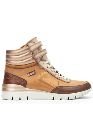 Pikolinos Schoenen, Dames, Bruin, 35 EU, Hoge sneakers voor vrouwen