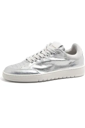 Barracuda Schoenen, Dames, Grijs, 36 EU, Zilveren Dames Sneakers voor Casual Stijl