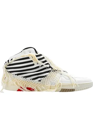 Saint Laurent Schoenen, Dames, Veelkleurig, 36 EU, Leer, Witte Leren Sneakers Ss 23