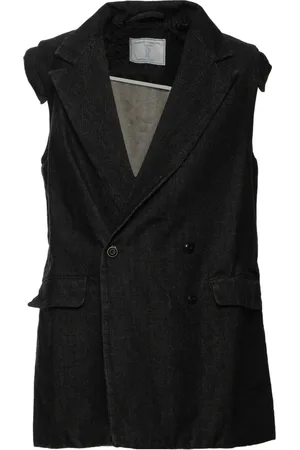 SOCIÉTÉ ANONYME Jassen, Dames, Zwart, S, Katoen, Stijlvolle Katoenen Vest