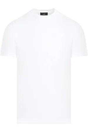 Dunhill Tops, Heren, Wit, S, Katoen, Wit Katoenen T-shirt Ss 24