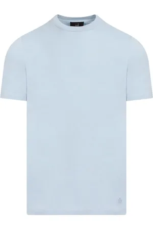 Dunhill Tops, Heren, Blauw, S, Katoen, Blauw Katoenen T-shirt Ss 24