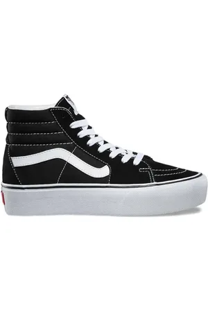 Vans Schoenen, Heren, Zwart, 39 EU, Leer, Platform Sk 8-Hi Sneakers