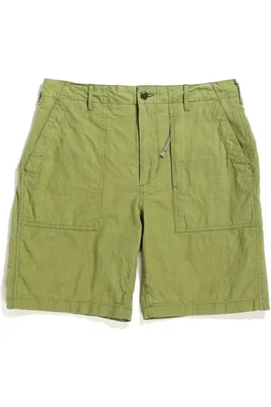 ENGINEERED GARMENTS Korte broeken, Heren, Groen, S, Katoen, Casual katoenen shorts voor mannen