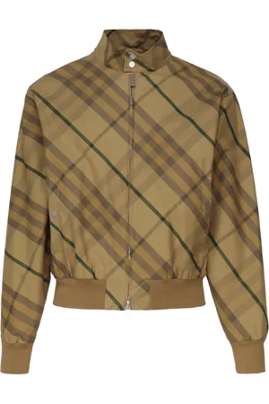 Burberry Jassen, Heren, , XL, Katoen, Vintage Check Windbreaker Jas