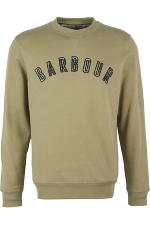 Barbour Sweatshirts & Hoodies, Heren, Groen, M, Katoen, Klassieke Crew Neck Sweatshirt