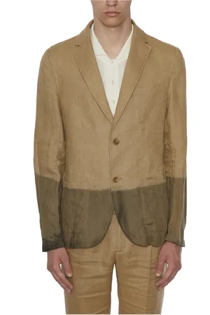 D.A. Daniele Alessandrini Pakken, Heren, Bruin, S, Verfijnde Formele Blazer Upgrade