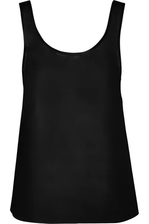 MVP Wardrobe Tops, Dames, Zwart, M, Wijdvallende tanktop met brede bandjes