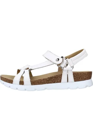 Panama Jack Schoenen, Dames, Wit, 40 EU, Stijlvolle platte sandalen voor vrouwen