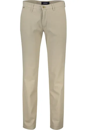Atelier Gardeur Broeken, Heren, , W34 L32, Katoen, Katoenen Chino Slim-fit Broek