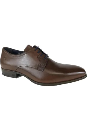 Fluchos Schoenen, Heren, Bruin, 43 EU, Stijlvolle Business Schoenen voor Mannen