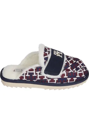 Tommy Hilfiger Schoenen, Dames, Zwart, 37 EU, Polyester, Casual Loafer Mule Slippergram
