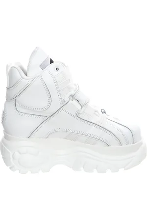 Buffalo Schoenen, Dames, Wit, 40 EU, Hoge Dames Sneakers