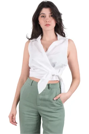 Vince Blouses & Shirts, Dames, Wit, L, Stijlvolle Damesblouses Collectie