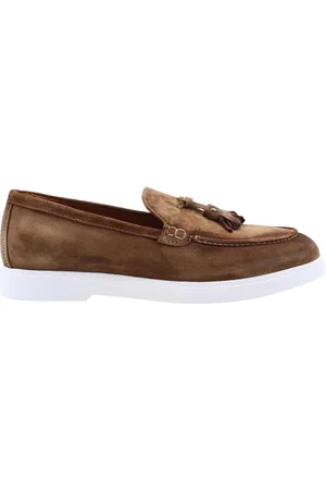 Flecs Schoenen, Heren, Bruin, 43 EU, Klassieke Teddy Moccasin Loafers