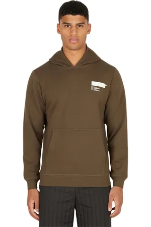 AFFXWRKS Sweatshirts & Hoodies, Heren, Bruin, S, Katoen, Moderne Utility Hoodie