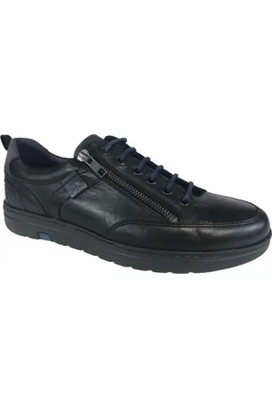 Fluchos Schoenen, Heren, Zwart, 45 EU, Casual Sneakers voor Dagelijks Gebruik