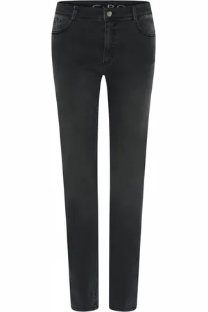 C.ro Jeans, Dames, Grijs, 3Xl, Katoen, Jenny Slim-fit Jeans