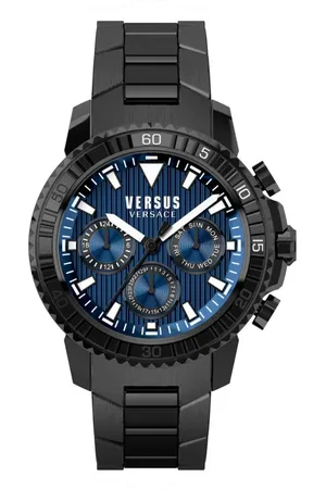 VERSACE Accessoires, Heren, Veelkleurig, ONE Size, Chronograph Herrenuhr Aberdeen Collection Horloge