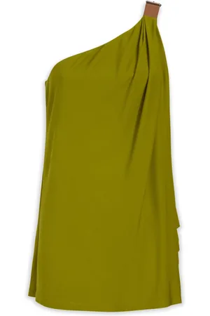Alberta Ferretti Tops, Dames, Groen, M, Elegant Sleeveless Top