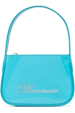 BLUMARINE Tassen, Dames, Blauw, ONE Size, Blauw Groene Handtas Stijlvol Accessoire