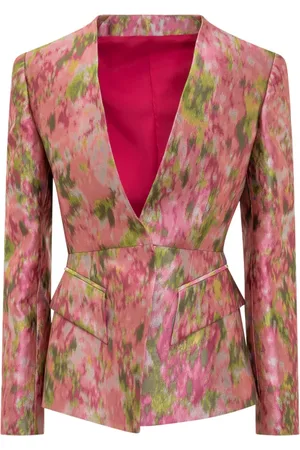 DEL CORE Jassen, Dames, Veelkleurig, S, Peplum Jas voor Moderne Vrouwen