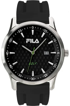 Fila Accessoires, Heren, Zwart, ONE Size, Heren Golfhorloge Stijlvol en Punctueel