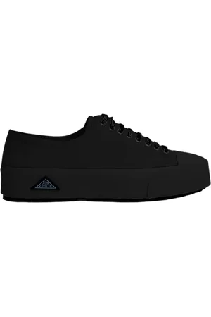 OAMC Schoenen, Heren, Zwart, 44 EU, Katoen, Canvas Lace Up Sneakers