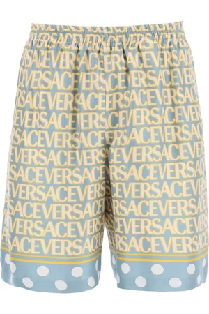 VERSACE Korte broeken, Heren, Veelkleurig, S, Stijlvolle Zomer Shorts voor Mannen